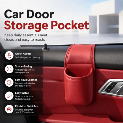 Zincveil Car Door Storage Pocket Organizer