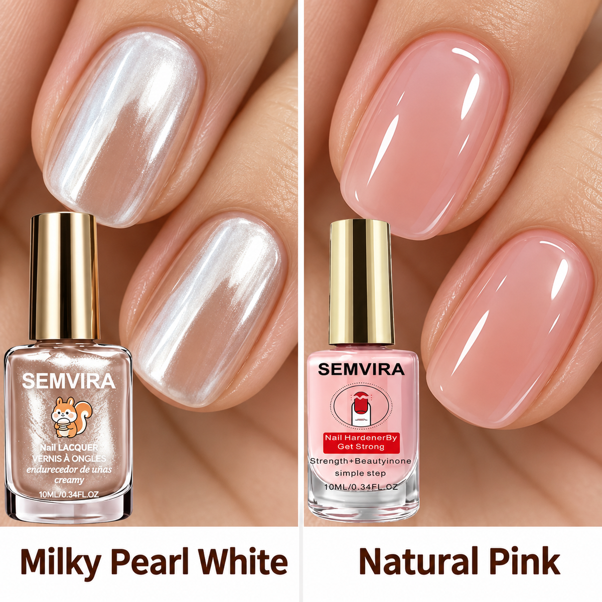 SEMVIRA Everyday Glow Nail Polish – 6 Shades
