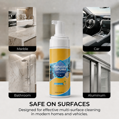 Zincveil Multi-Enzyme Foam Spray Cleaner - Heavy Duty Deep Cleaning Car Detailing Products