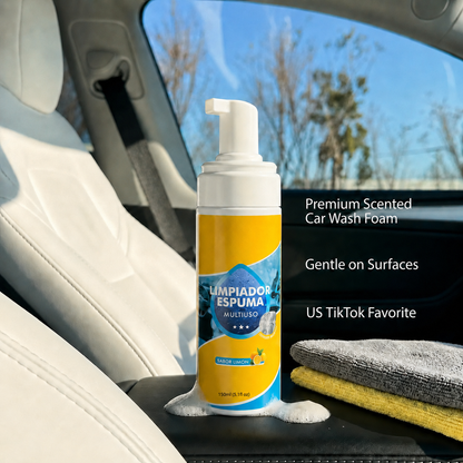 Zincveil Multi-Enzyme Foam Spray Cleaner - Heavy Duty Deep Cleaning Car Detailing Products