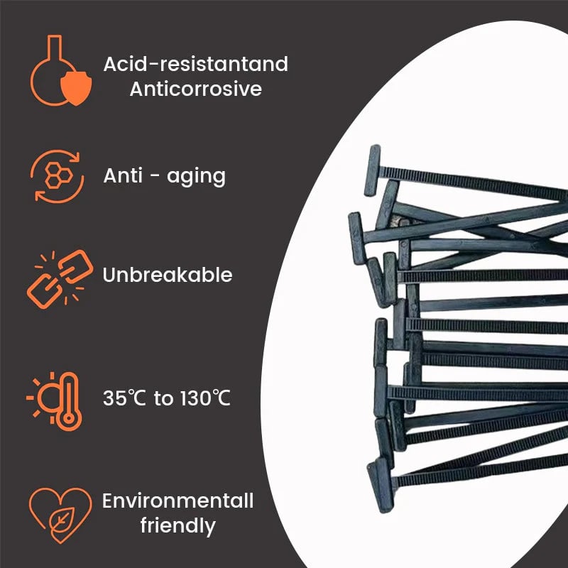 Zincveil Nylon Universal Cable Tie Buckle